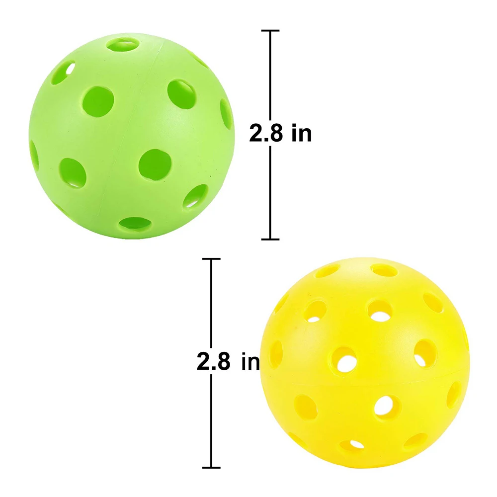 
Promotional customized outdoor dura 40 pickleball balls 6pack 