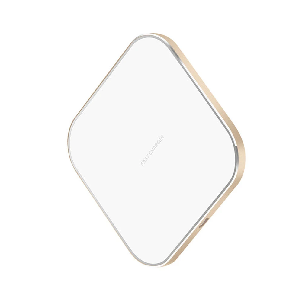 Top Selling Products 2023 Fast Wireless Mobile Phone Charger Adapter Round Square 5W 10W 15W Wireless Quick Charging for Iphone