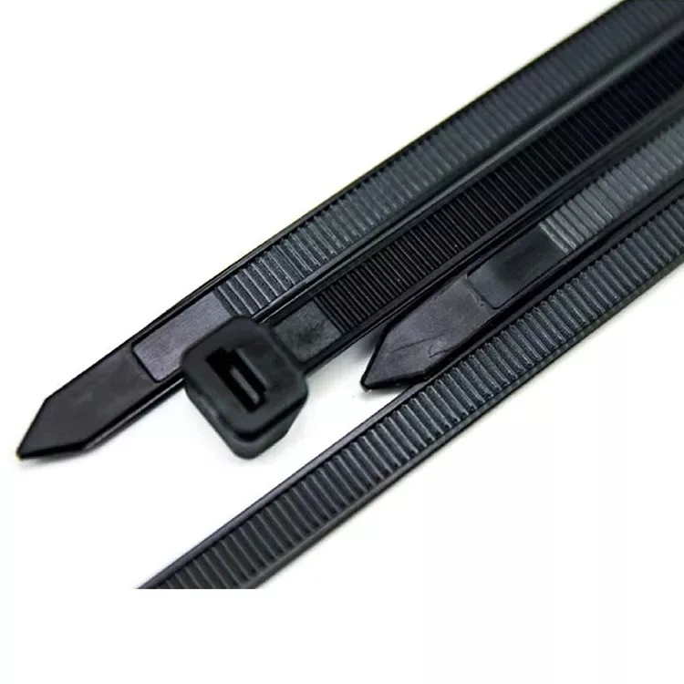 Never break heavy duty plastic zip tie wraps,strong black nylon cable tie 250mm