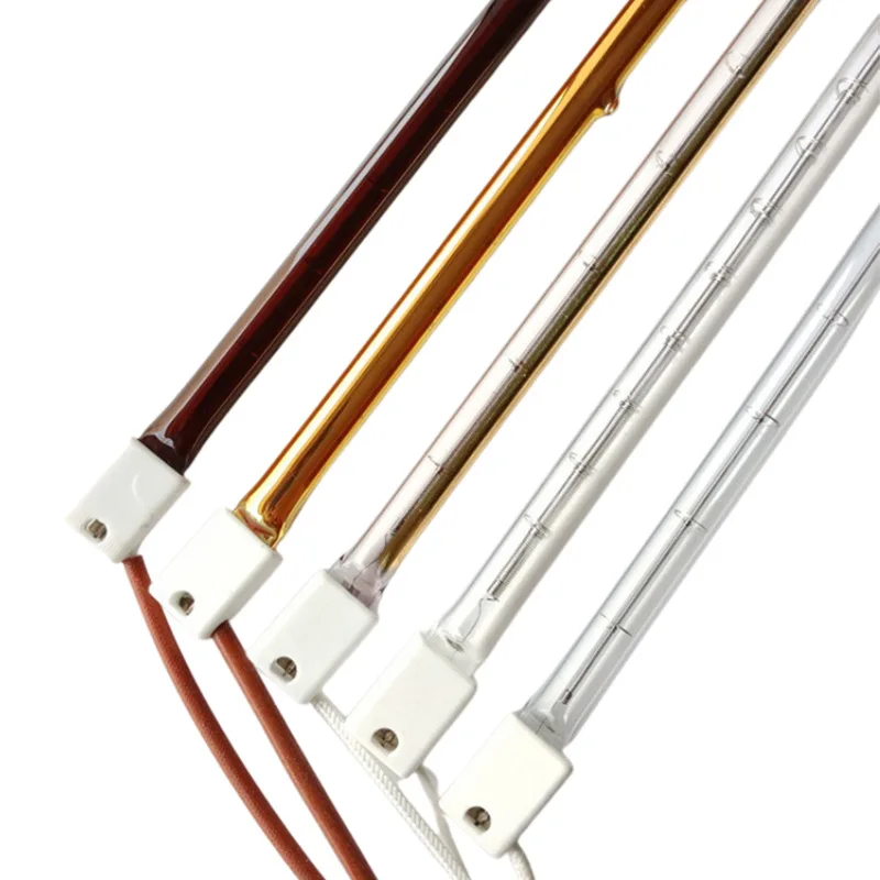 Heating pipe of bottle blowing machine PET Carbon fiber heating pipe semi-White Far Infrared quartz lamp tube bottle blowing mac