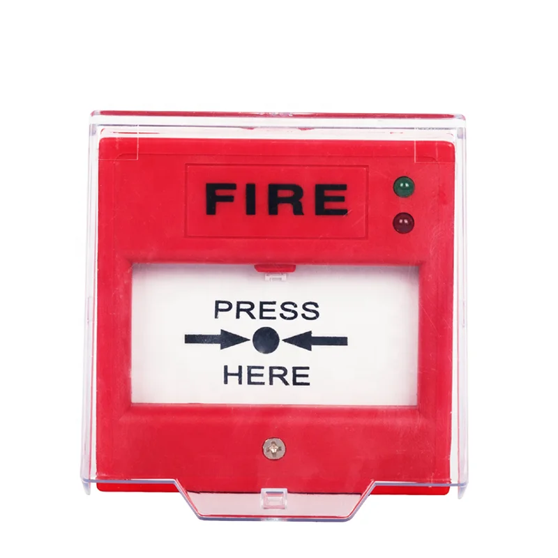 DC24V Exit Door Releasee Red/Green/Yellow/Blue/White Color Optional Resettalble Manual Call Point for Fire Alarm System