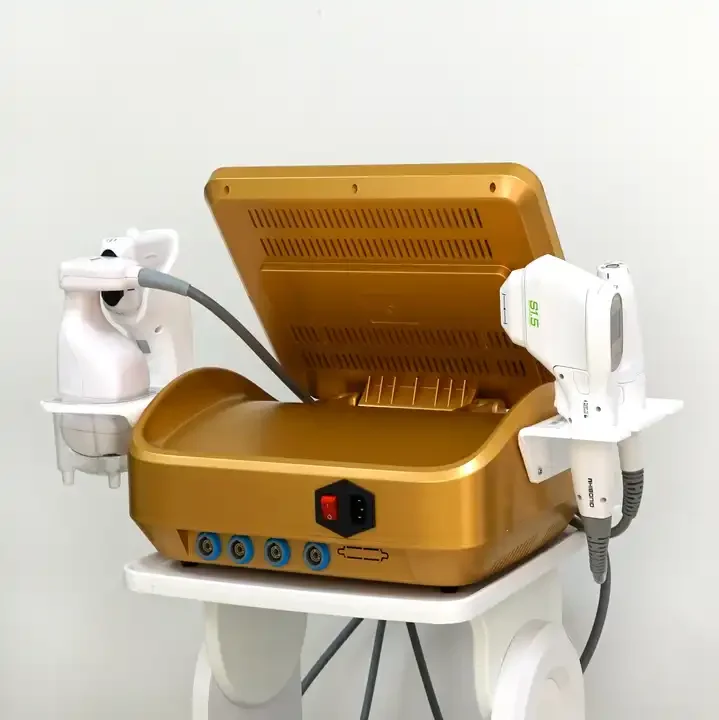 10 cartridges Lip handles skin tightening firming machine Hi-fu facial wrinkle removal device