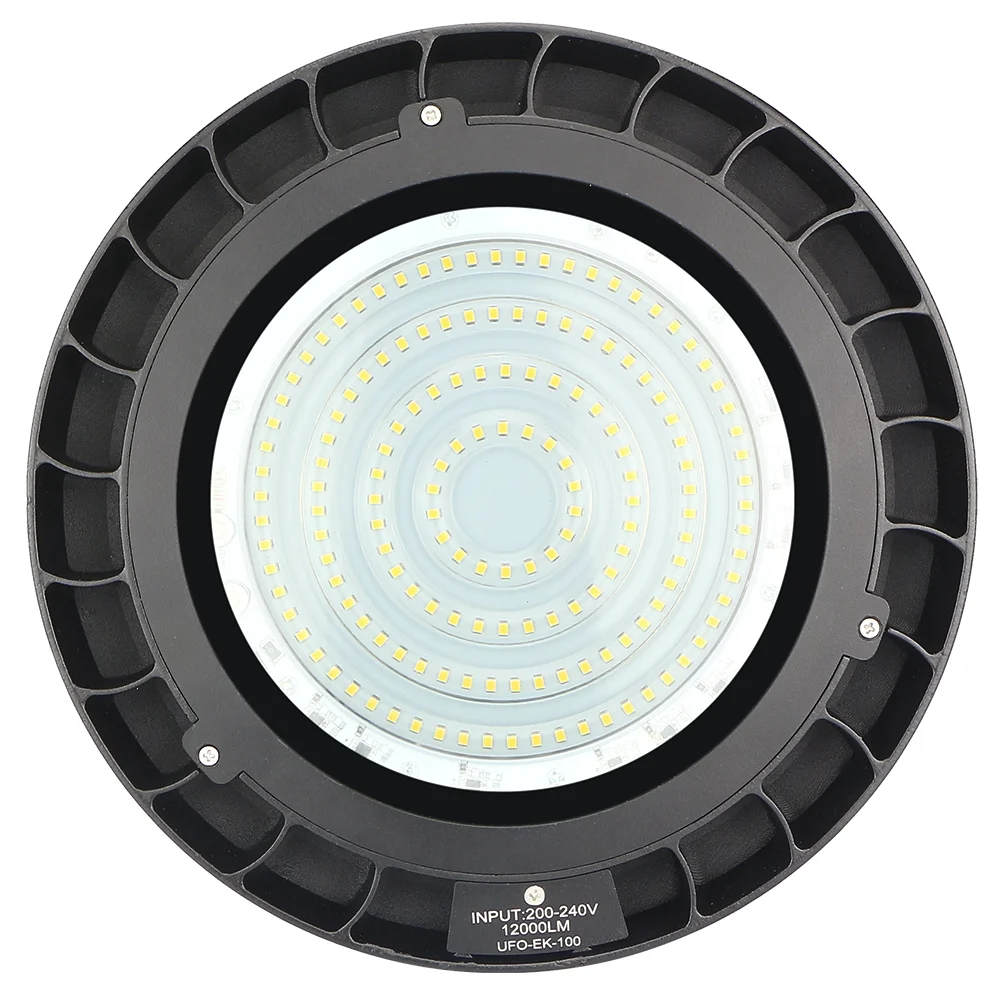 
KCD IP65 Waterproof Factory Warehouse Industrial Lighting UFO High Bay Led Light 100W 150W 200W 