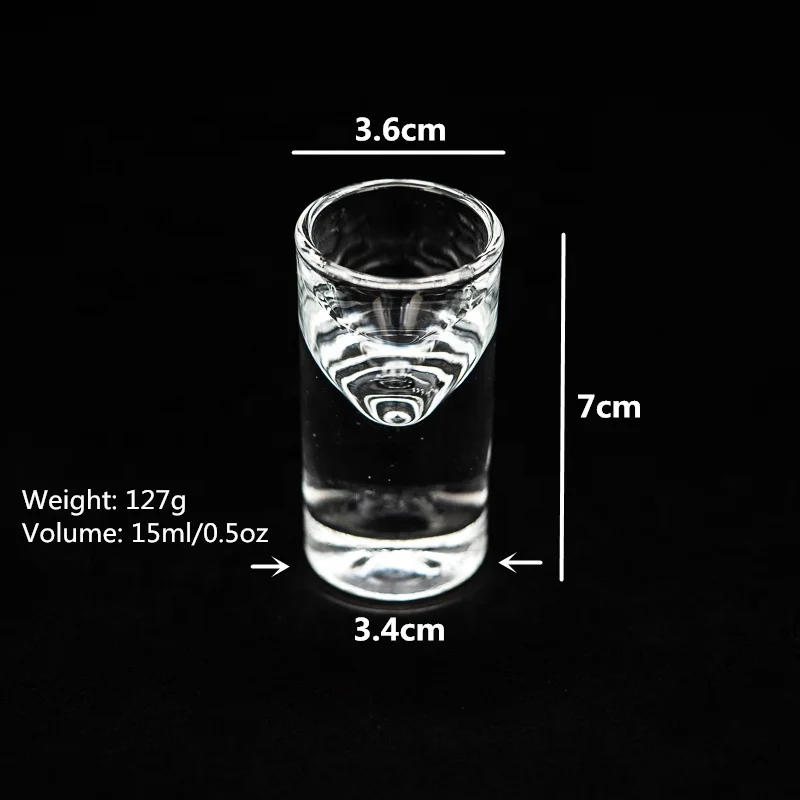 Wholesale fancy glassware grappa shot glasses mini dessert after dinner bomb shot glass set of 12