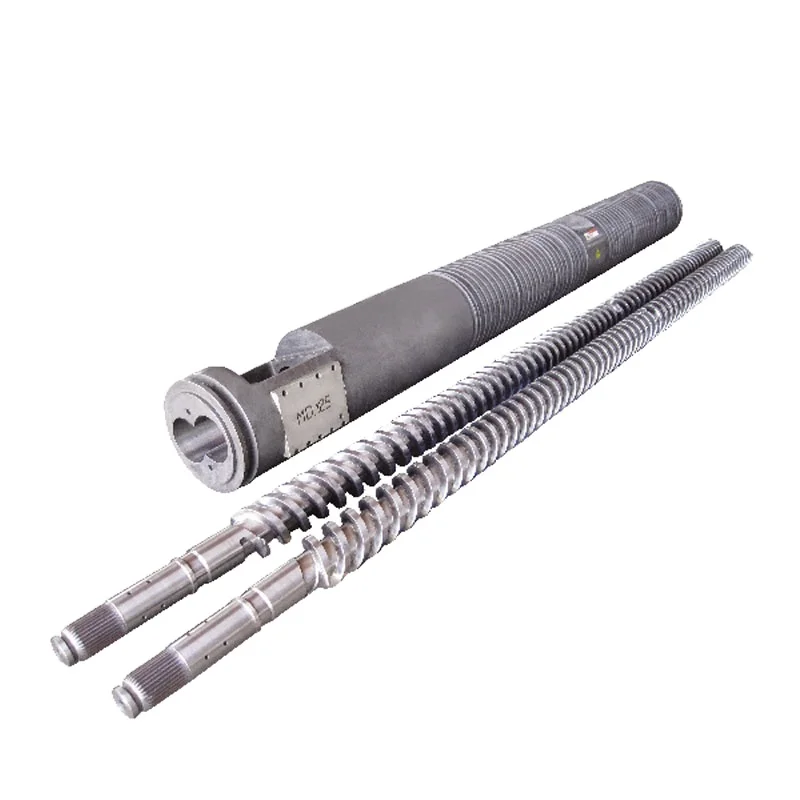 parallel twin screw barrel for plastic extruder for krausmaffei / battenfield
