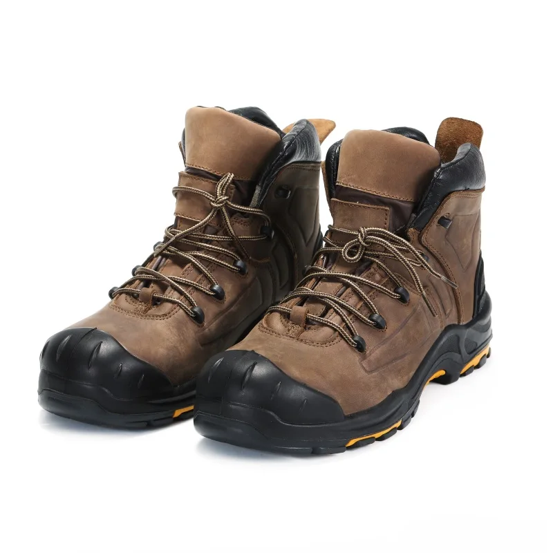 wholesale Custom high quality security cap steel toe protect Industrial Work Shoe Safety Boots