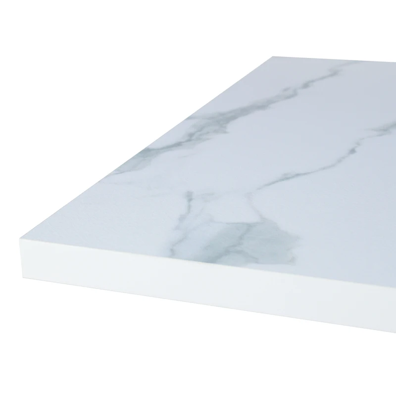 Imported Industrial Restaurant Outdoor 8 Seater Dining table With Melamine Top