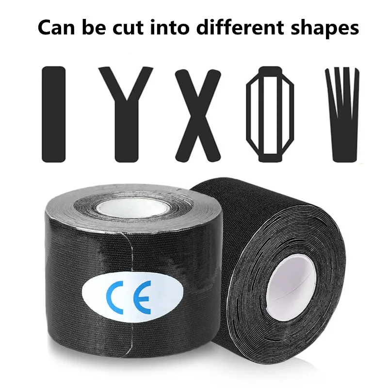 Wholesale Custom Logo Kinesiology Breathable Athletic Tape Waterproof Therapy Cotton High Performance Kt Athletic Sports Tape