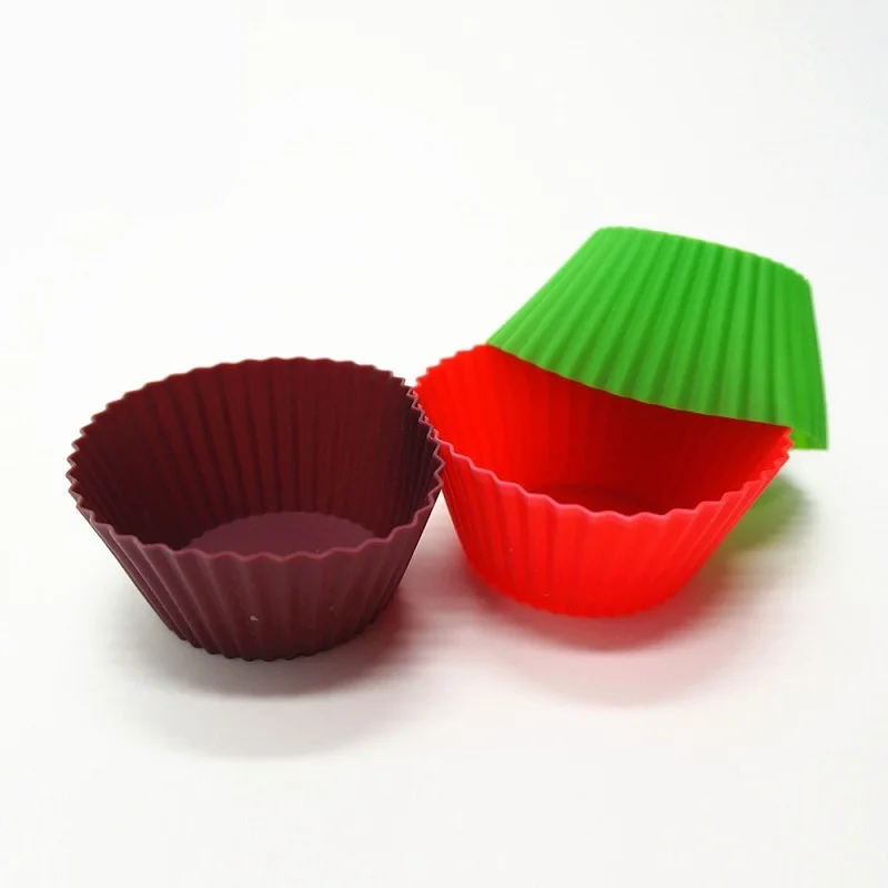 Non-Stick Baking Cake Cup Silicone Cupcake Mold / Muffin Mold