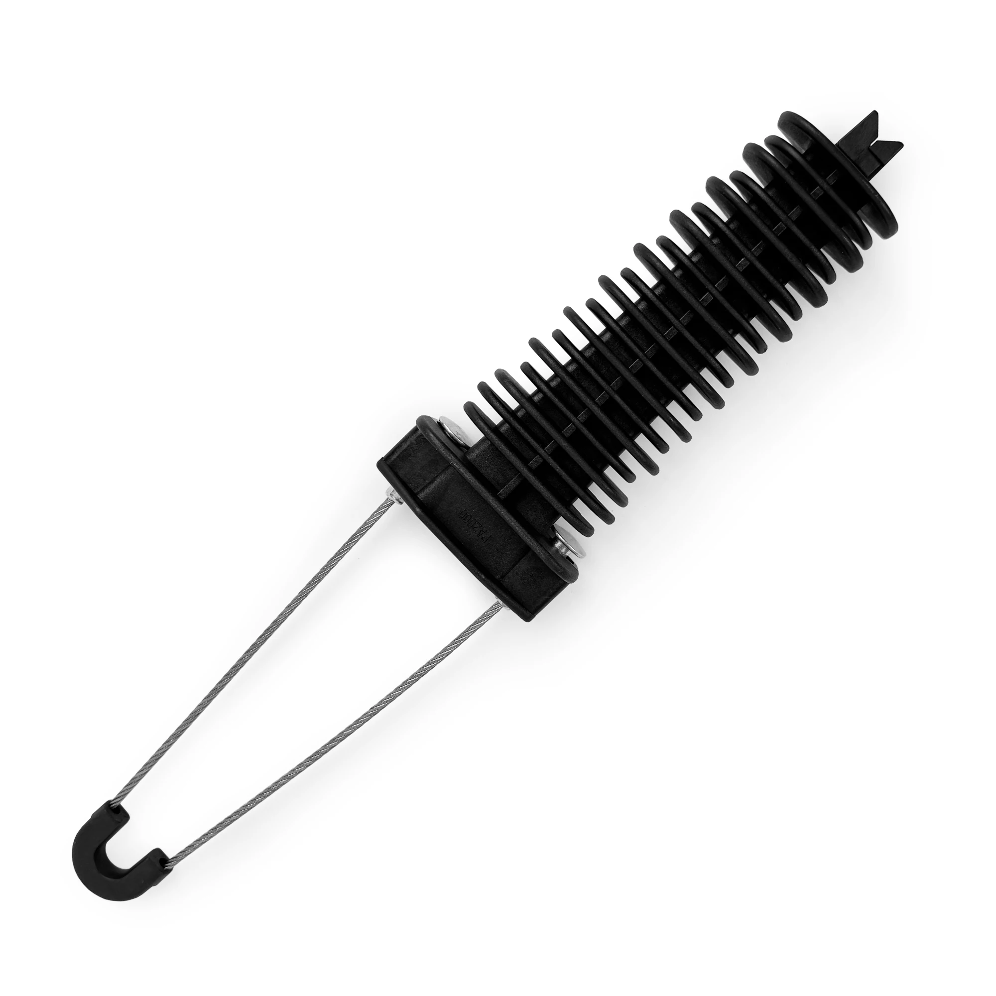 Self-Supporting Optical Fiber Cable Fittings Tension-Proof Wed-Shaped Anchor Clamps FTTH Product Category High Quality APT