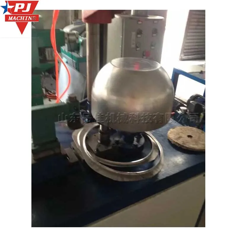 2mm Automatic Welding and Rolling Machine Metal Products Turning Machine Pot Lid Outside Turning Wrapping and Spinning Machine