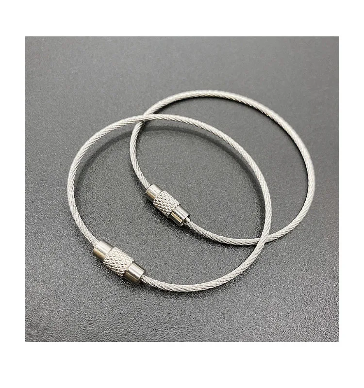 304 кольцо для ключей из нержавеющей стали 1 5 мм 2