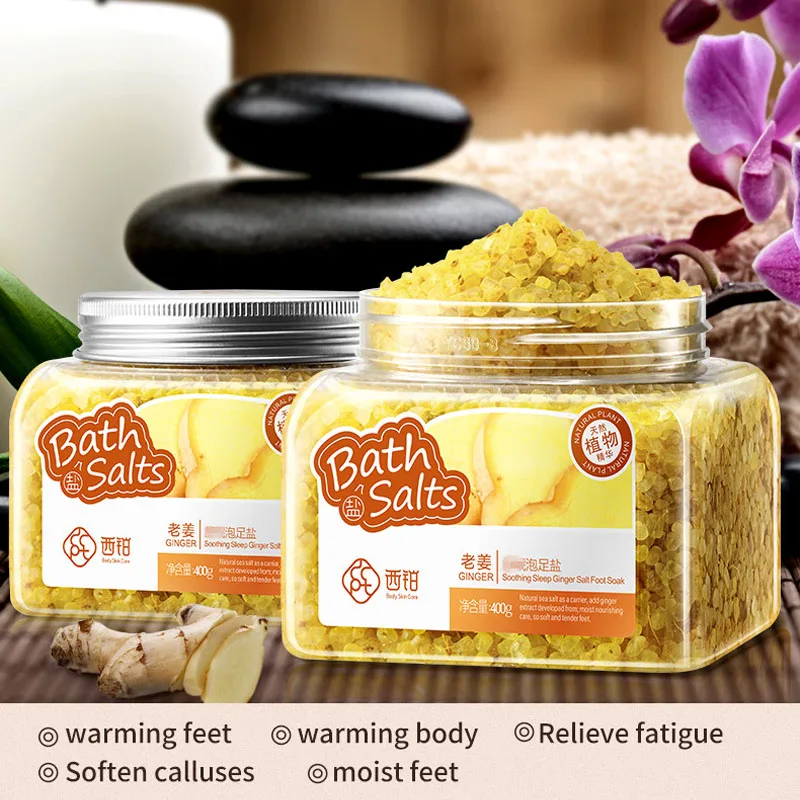 
Ginger sodium C14-16 Olefin Sulfonate bath exfoliating salt soak foot bath 