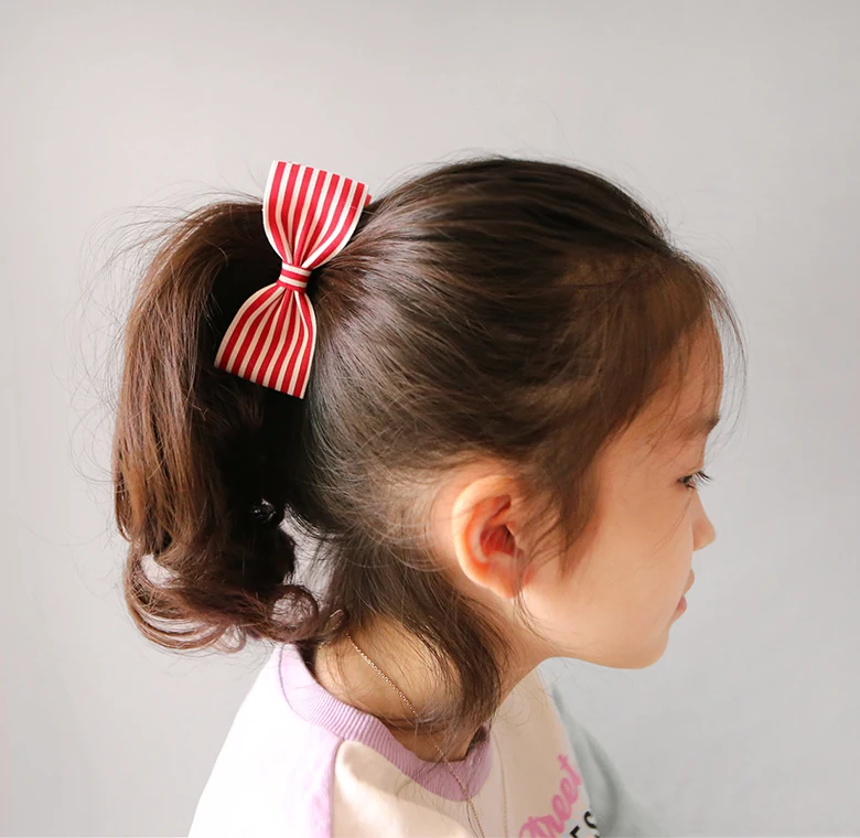 Striped Simple Design Marine Hair Clip made in Korea It is very strong and sophisticated Bulk order available