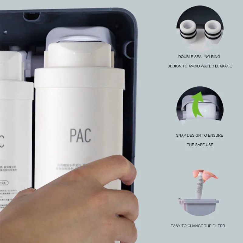 Factory Price Large Flow 600GPD RO Drinking Water Filter System CE certified 3 stage RO membrane water purifier machine