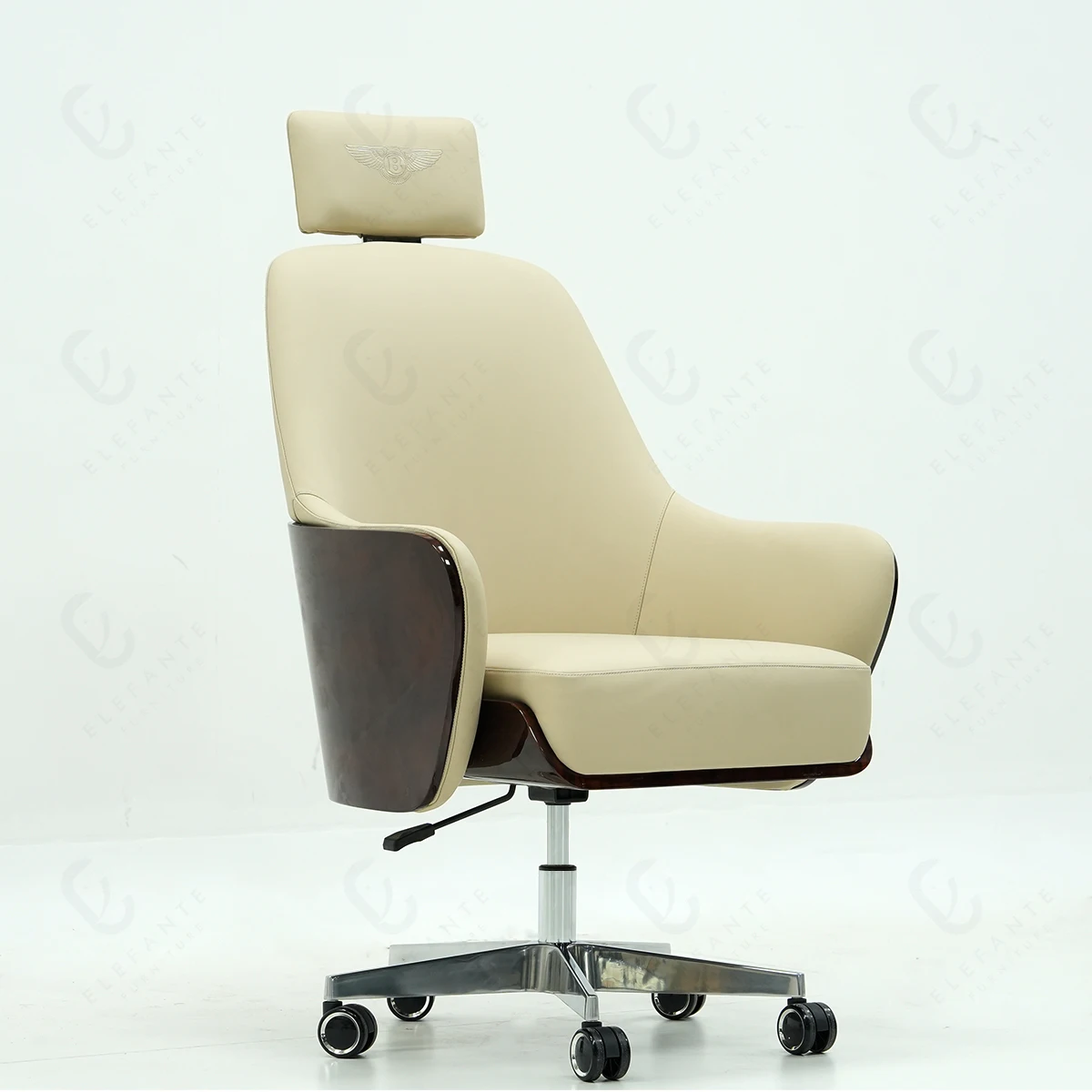 Head Support High Back Chair Stabilize Heavy Steel Lifting Cylinder Reclining Comfortable Office Chair Boss Chair