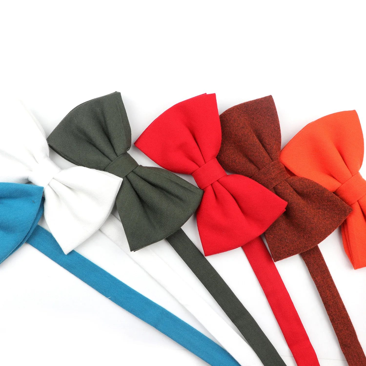 Хлопковые зимние галстуки-бабочки для мужчин и женщин мягкие модные повседневные красочные мужские деловые аксессуары вечеринок свадеб