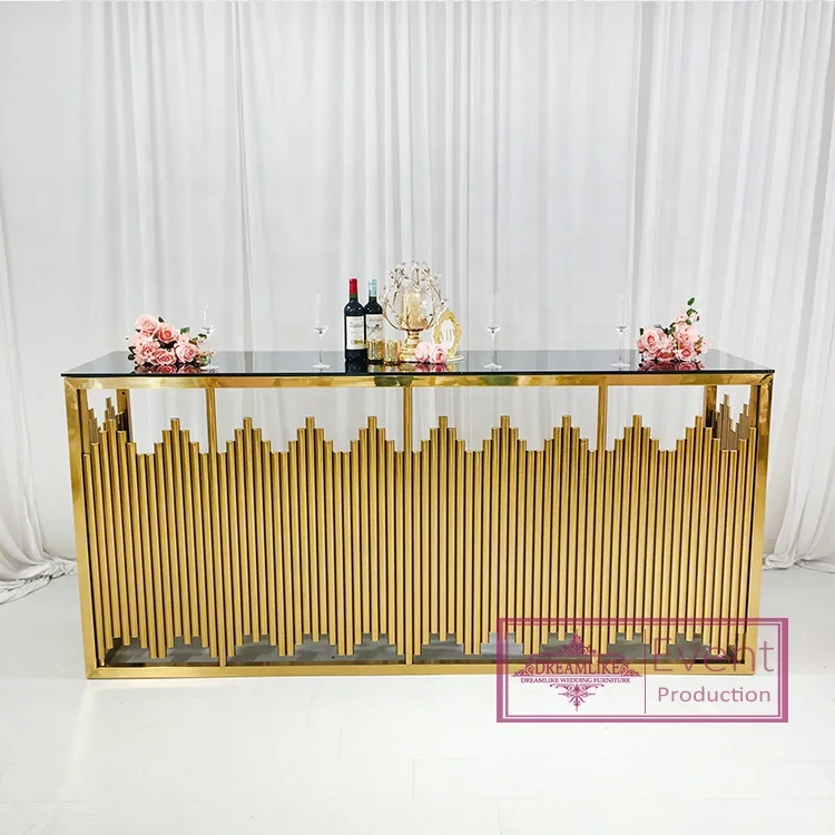 Luxurious bar decor wedding event home family party mini bar tables counter