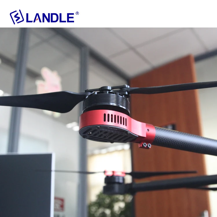 360 Rotate Lighting Long Flight Time Electric Powered Heavy Lift 6 Spirals Wing Drone