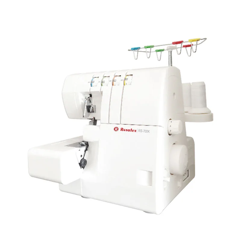 RS-700k портативная бытовая электрическая одинарная/Двойная игла мини-оверлок швейная машина для дома