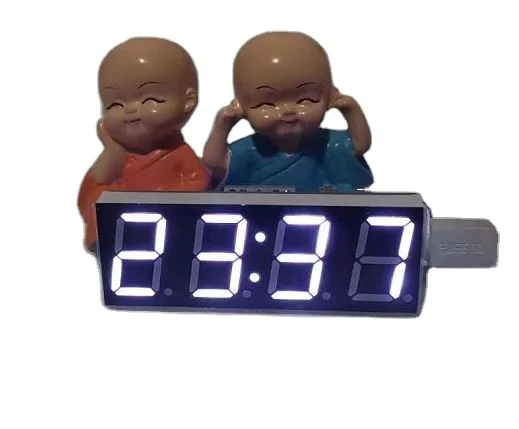 Hot selling WiFi automatic timing wall clock time display adjustment digital brightness can be set