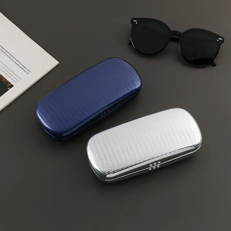 luxury sunglasses box aluminum light smooth embossed oxide glasses box case light pressure resistant sunglasses case