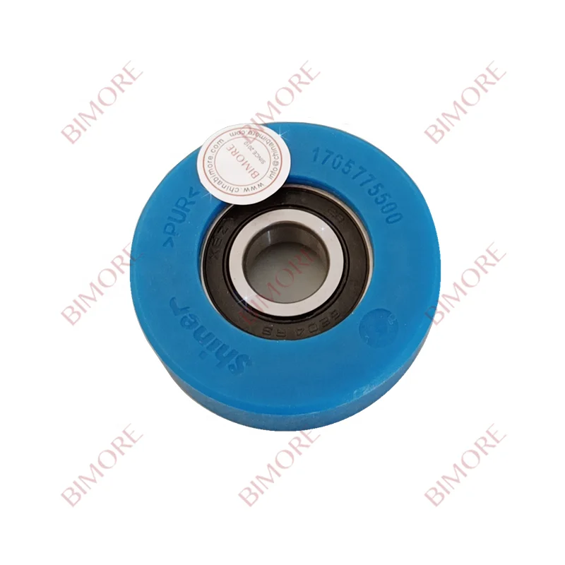 1705775500 Escalator Step Roller Outdoor Use 75*23.5*6204 OD75mm W23.5mm ID20mm Bearing 6204RS Escalator Spare Parts