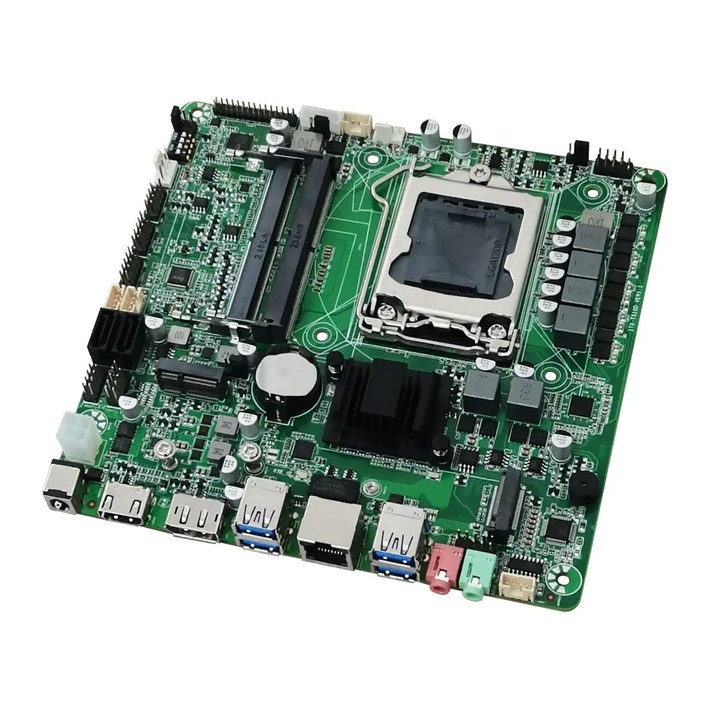 Intel H510 Dual Channel So-Dimm Ddr4 Dual Display Port HD DP W/Intel LGA1200 Socket X86 Desktop Motherboard