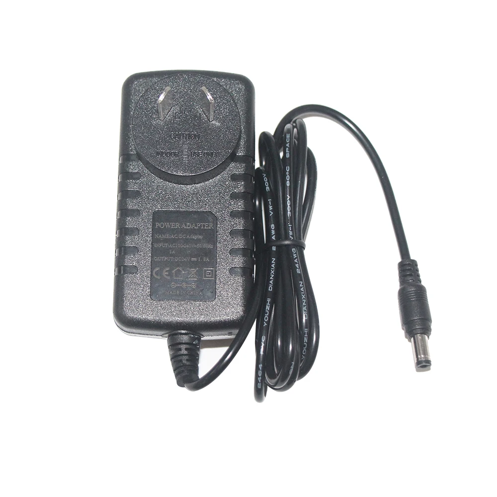 EU UK US AC Wall Plug to DC 5.5*2.1mm 15V 12V 9V 5V Power adaptor 3A 2A 1.5A 1A 0.5A Adapter