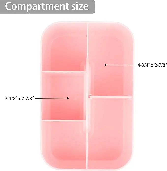 Multipurpose Caddy Organizer Plastic Caddy with Handle Stackable Desk Organizer for Stationery Office Supplies Organizer