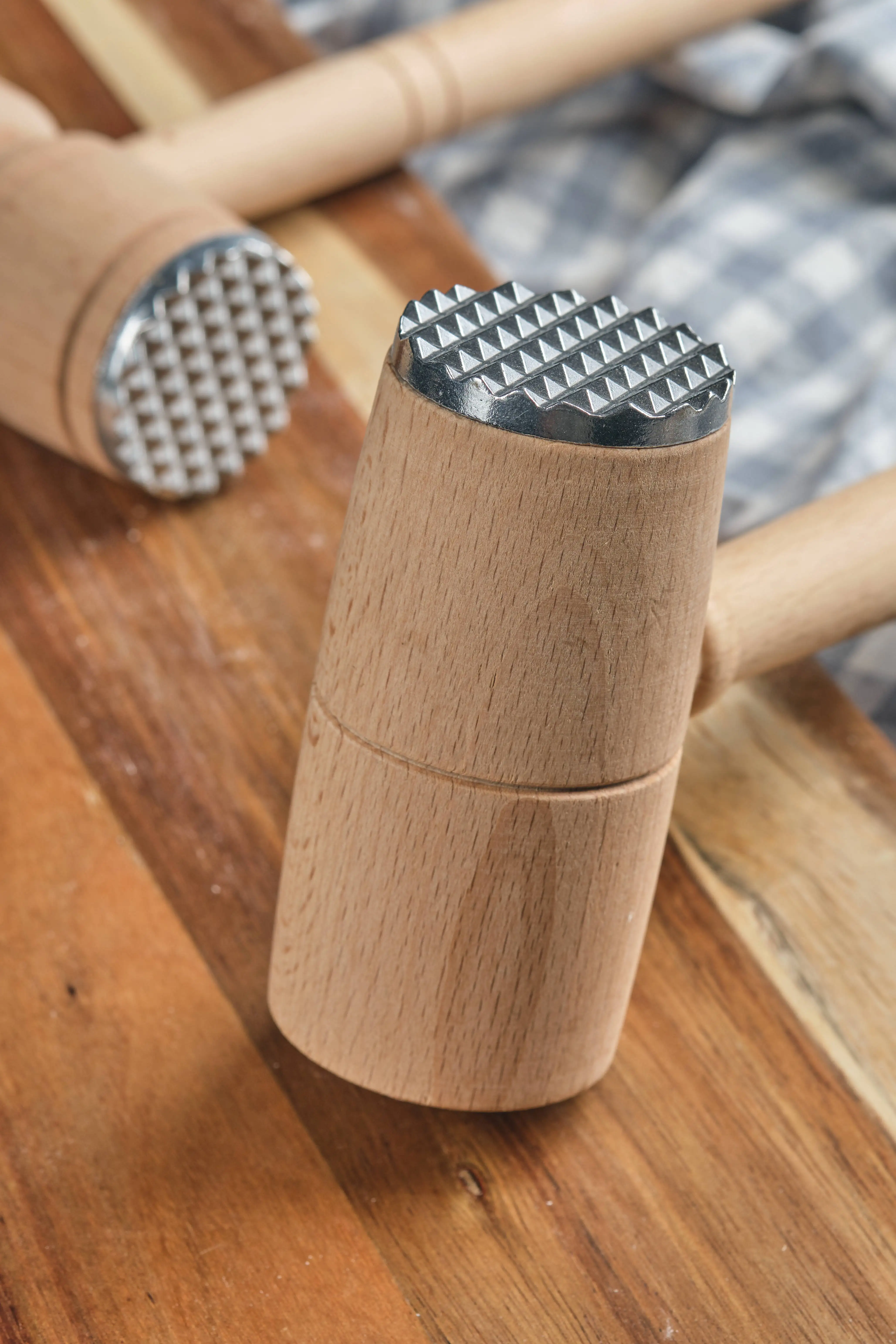 Factory custom home kitchen restaurant wooden meat loose hammer, you can go out to knock the steak manually
