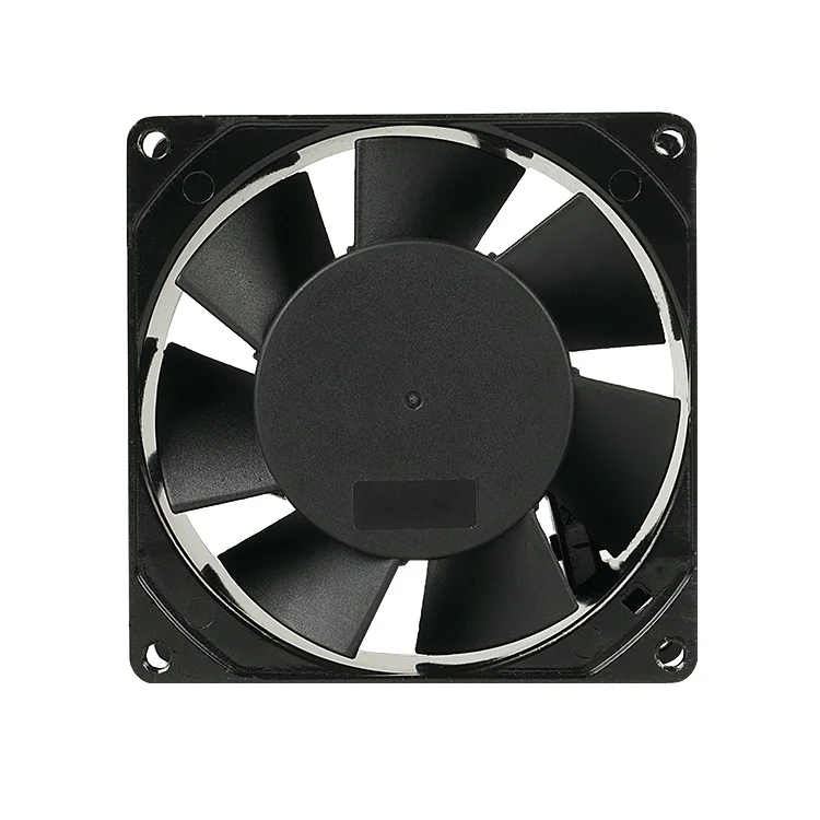 High quality pure copper ac 120 x 120 x 38 mm low noise high temperature metal frame egg incubator fan 220v 18w ball bearing