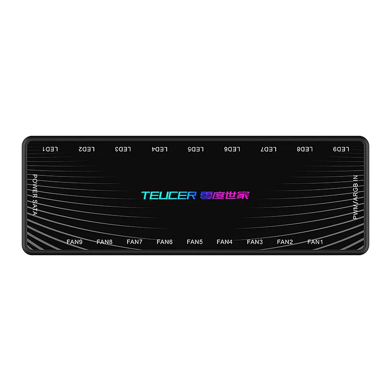 Новый продукт TEUCER 5 В 3 контакта + 4 интерфейс источника питания PWM порт вентилятора ARGB