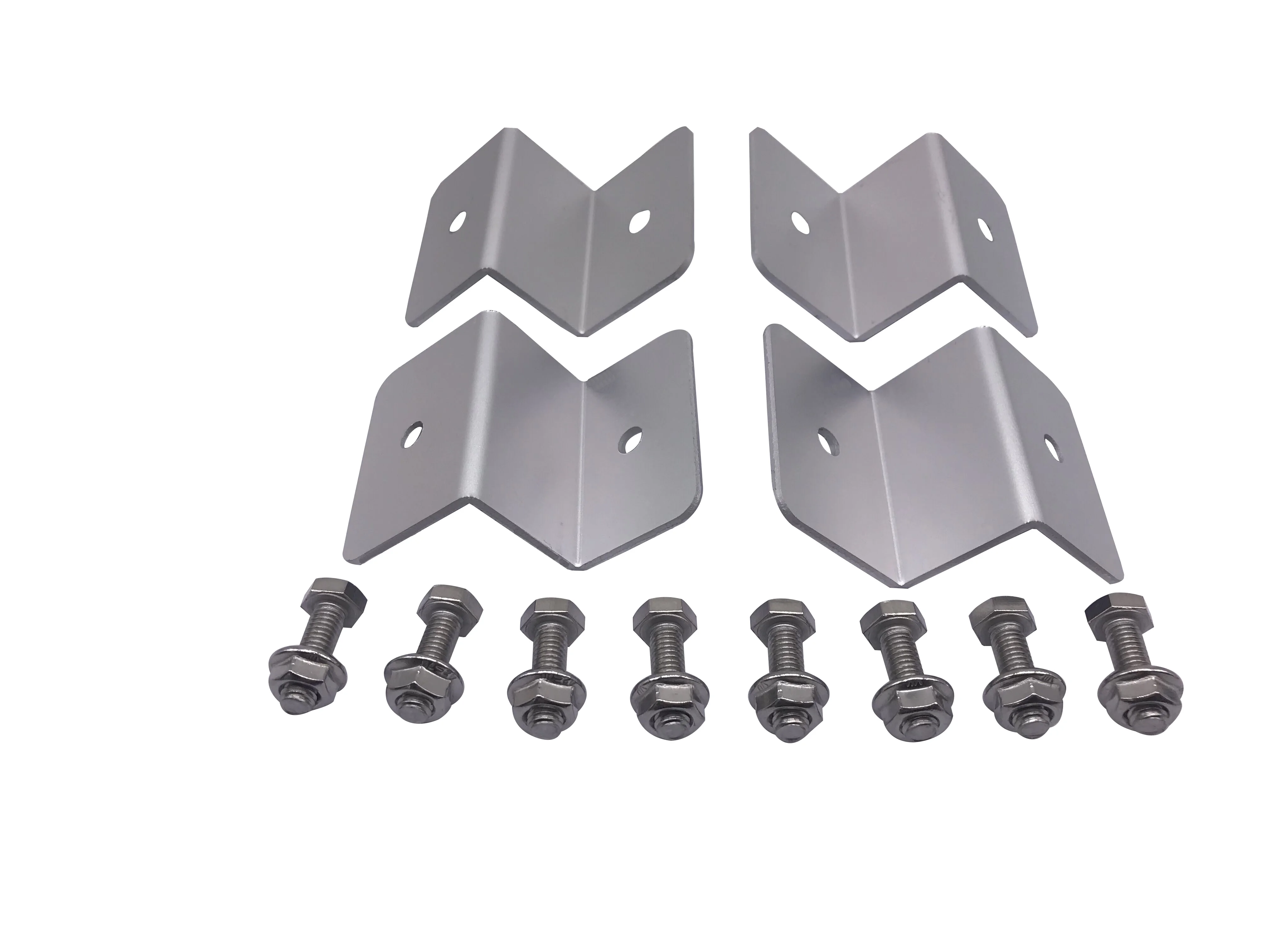 HF Factory Wholesaler Lightweight Anodized Z-Brackets for Solar Panel Mounting