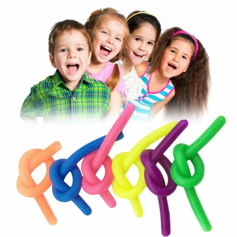 Amazon Hot Anti Stress Toy Stretch Rope Fidget Sensory Toys Autism Toys For Kids Adult