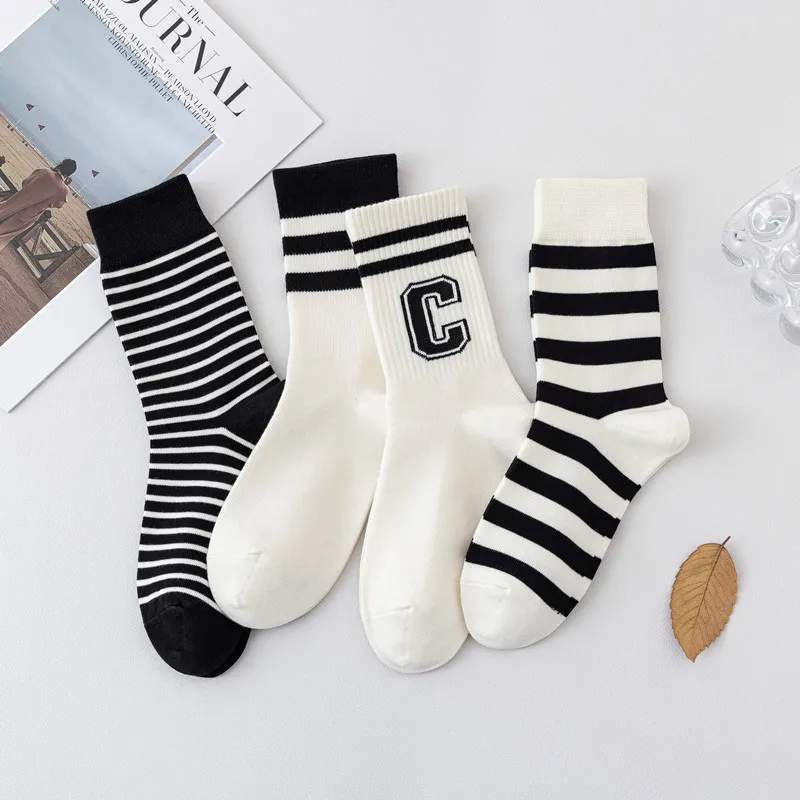 Женская жаккардовая ткань с принтом логотипа мужские дизайнерские спортивные пользовательские письмо по всей поверхности на носках