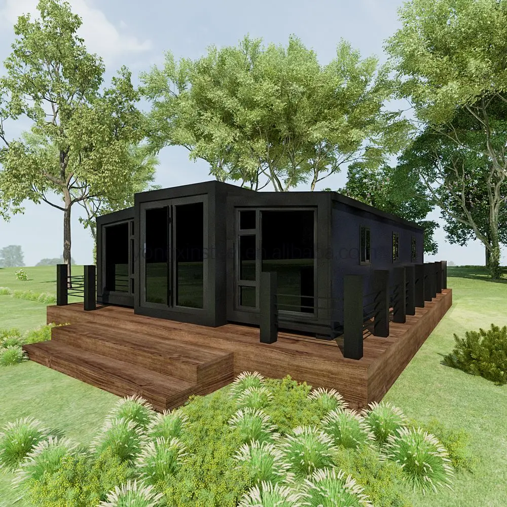 Prefabricadas Expandable Habitacion Folding Mobile Villa Home House Prefabricated Houses Modular Foldable Homes