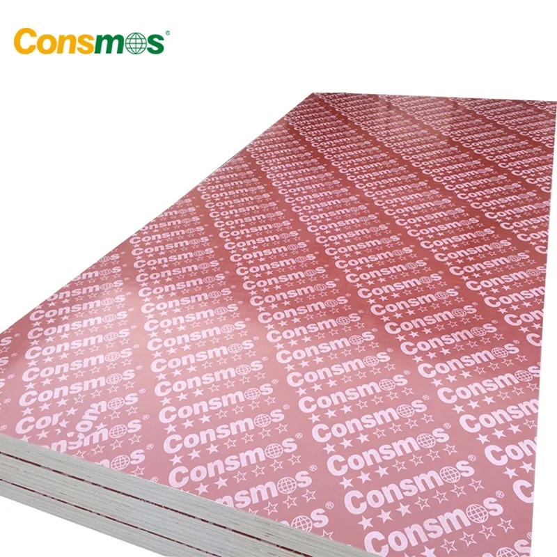 CONSMOS Cheap Price 1220*2440mm 18mm formwork shuttering Black film faced plywood