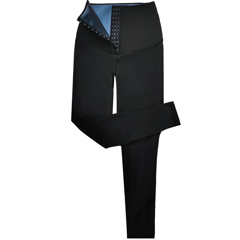 Sauna Sweat Pants Gym Fitness Sets High Waist Compression Slimming Weights Thermo Legging Workout Body Shaper Sauna Suit