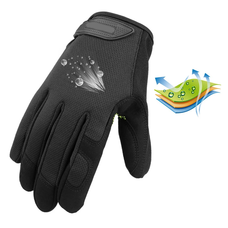Touch screen Garden gloves super fiber protection labor protection work gloves mechanical work handling gloves
