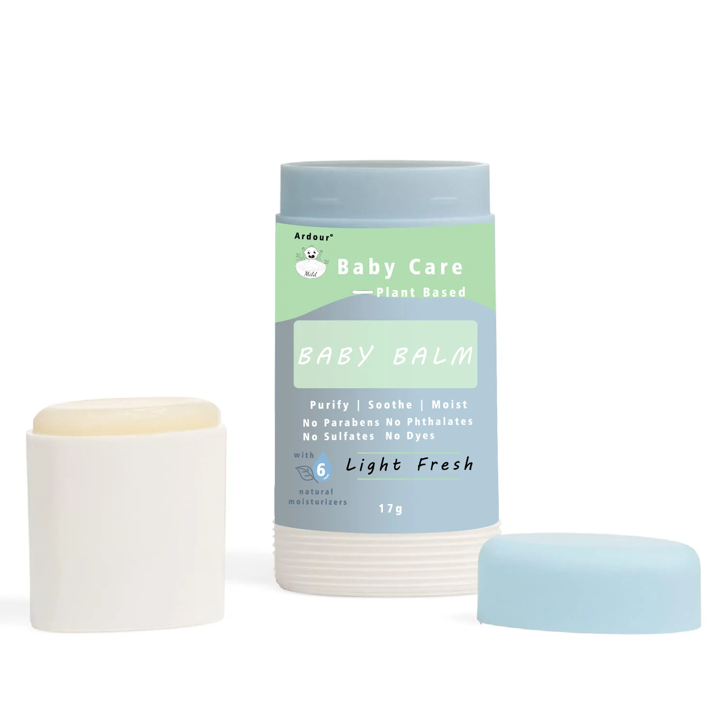 Light Fresh Baby Balm Stick Oil Butter Cream Gentle Baby Smooth Moisturizer Hydration For Babies Kid Children Newborn Infant