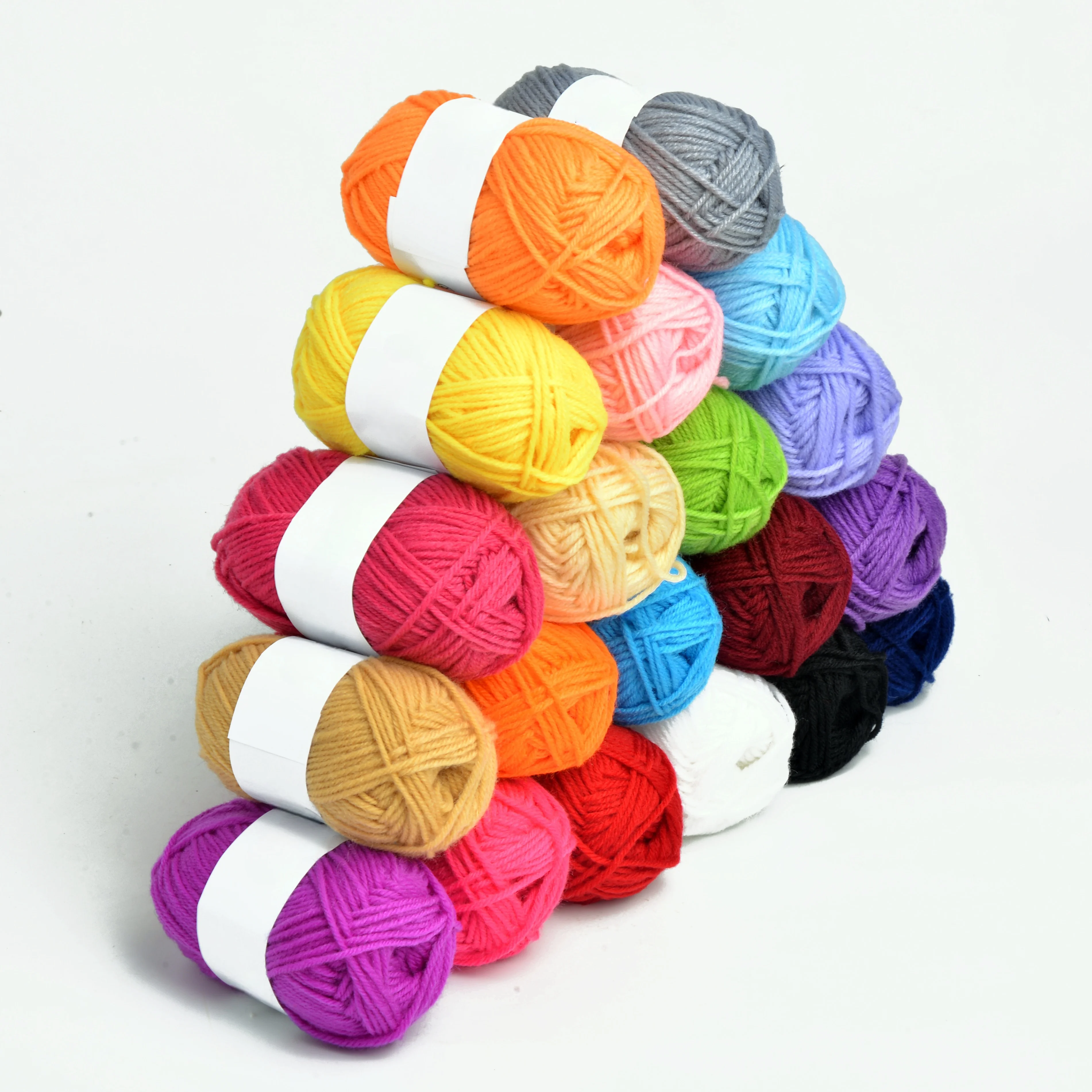 DIY 100% Acrylic Yarn 4ply/8ply Acrylic for Crocheting & Knitting, Gift for Beginners and Adults 8x10g