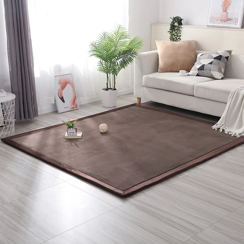 Luxurious comfortable memory foam tatami living room mat  and area rugs