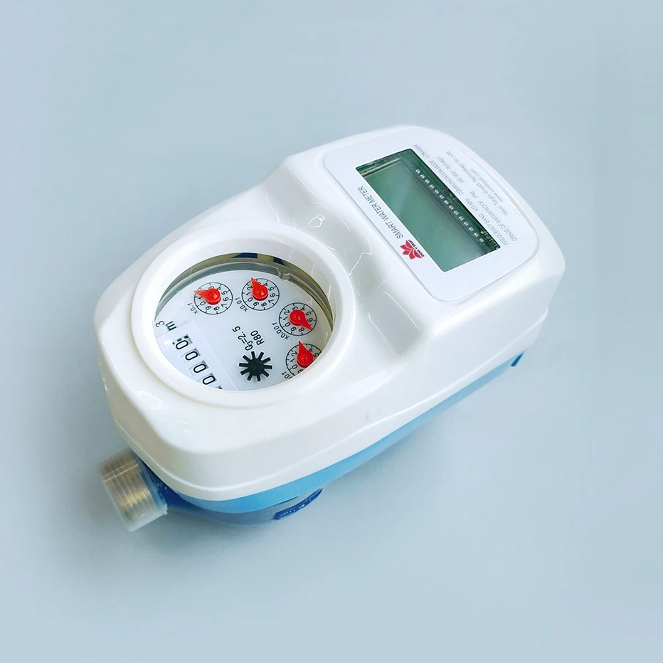 Hot selling domestic water meter / single flow valve control smart water meter DN25 with nb-iot module