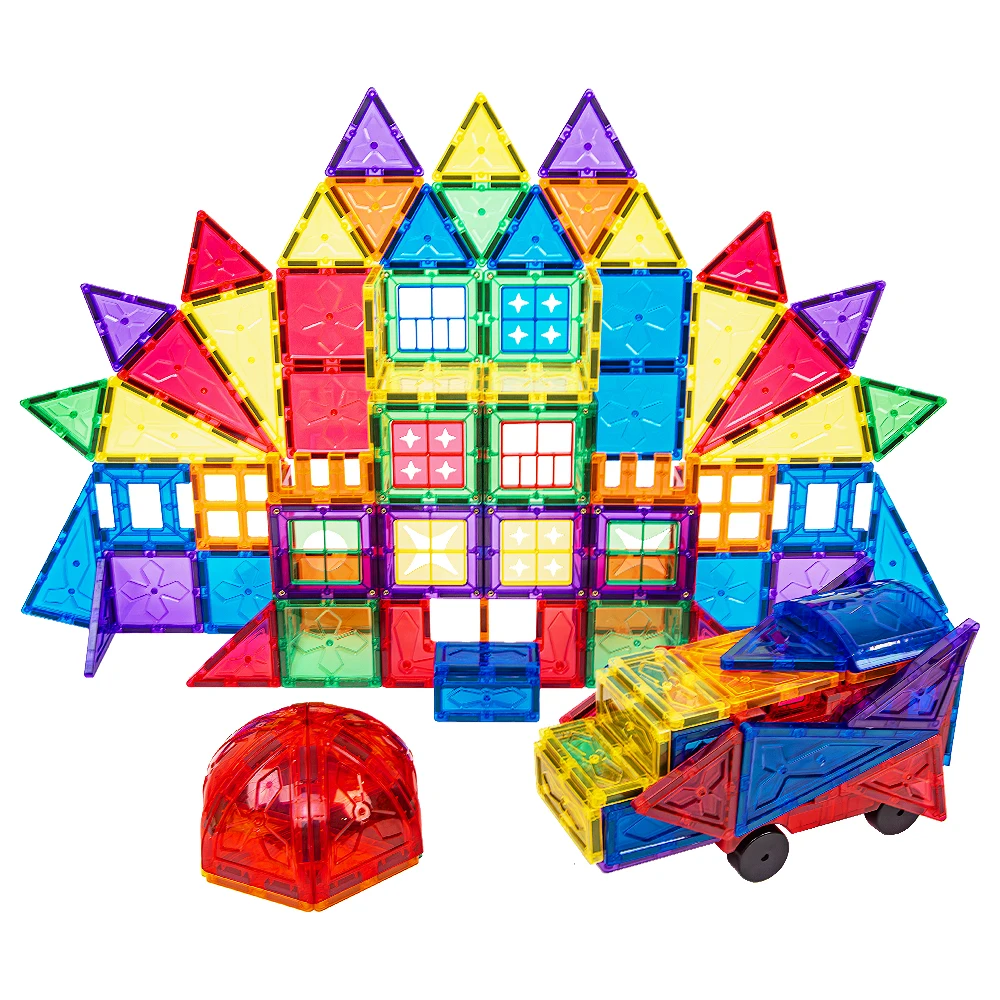 Constructor DIY 3D puzzle toy kids building blocks set magnet for child