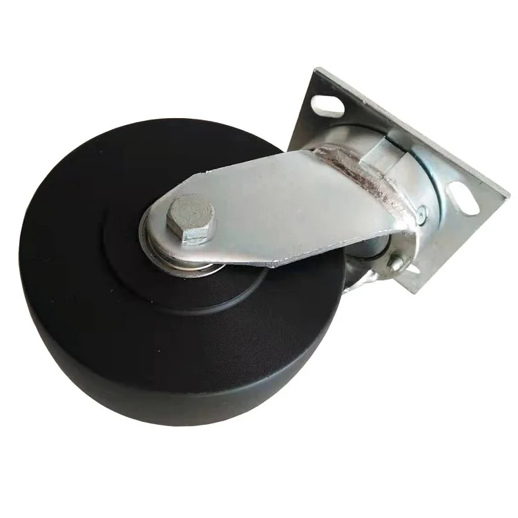 Load 1350kgs Heavy Duty 150mm Black Nylon Wheel