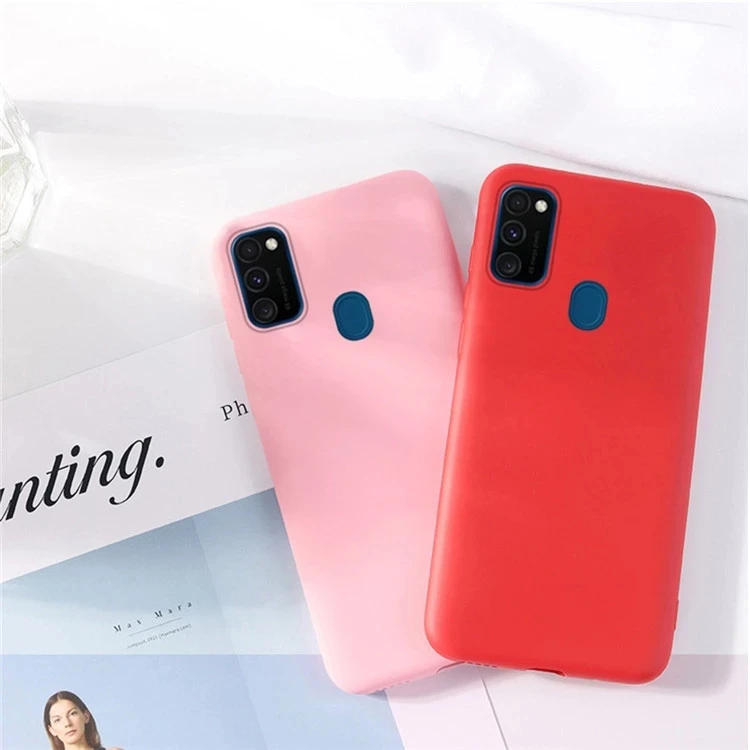 Wholesale  liquid Silicone case  Custom Protector Fundas Para Celulares for Samsung a21s Cell Phone Case