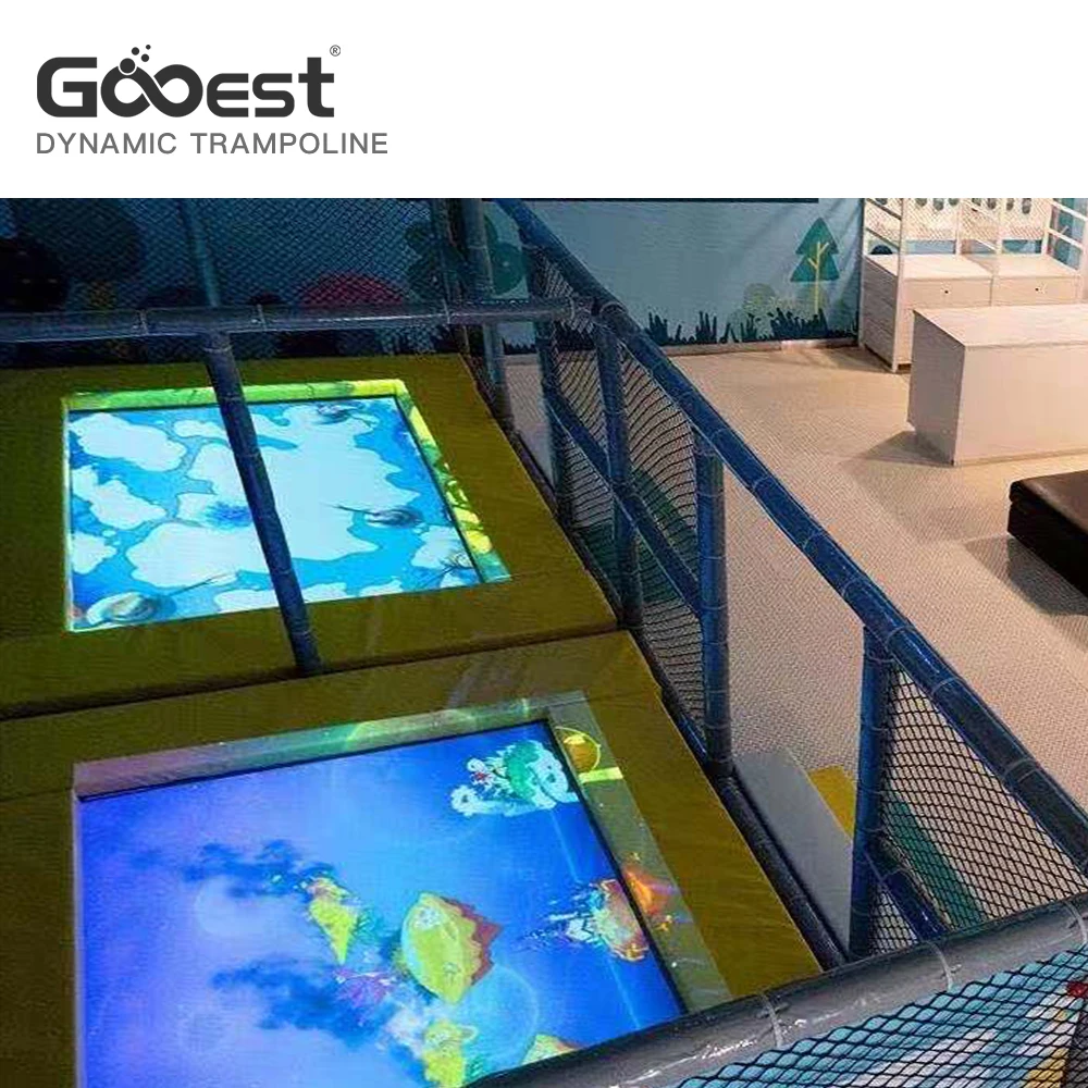 hot sales indoor interactive trampling for playground