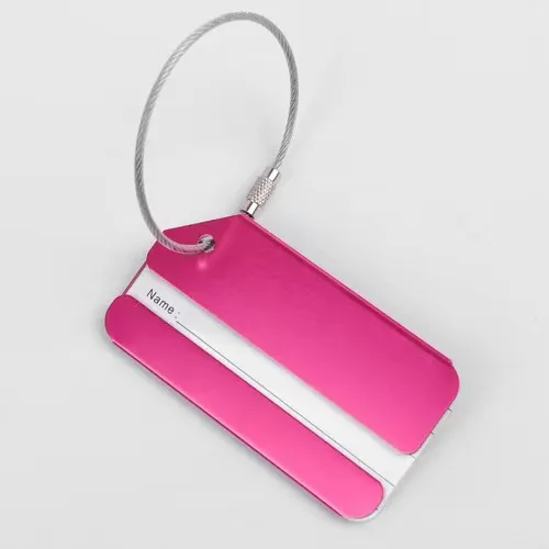 The cheapest Factory Supply Customized Alloy Bulk Blank Name Tags Airplane Metal Travel ID Anodized Aluminum Luggage Tags