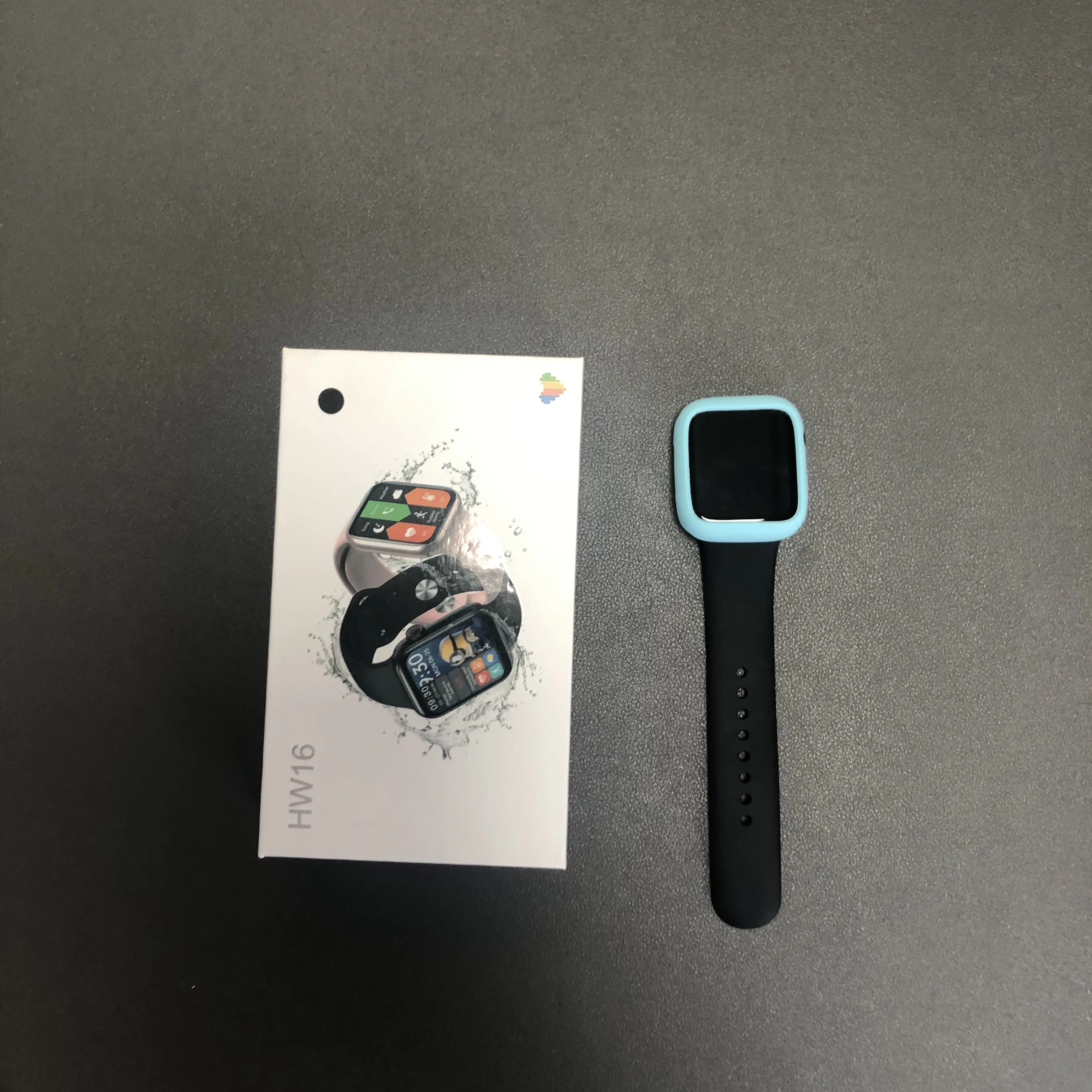 HW16 Smartwatch OEM Manufacturer Series 6 Men android  Fitness Bracelet Custom phone Wallpaper Smart Watch HW16 for men